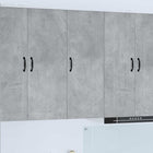 Keukenkast wandkast 40x31x100 cm beton grijs