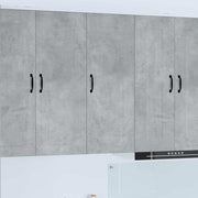 Keukenkast wandkast 40x31x100 cm beton grijs