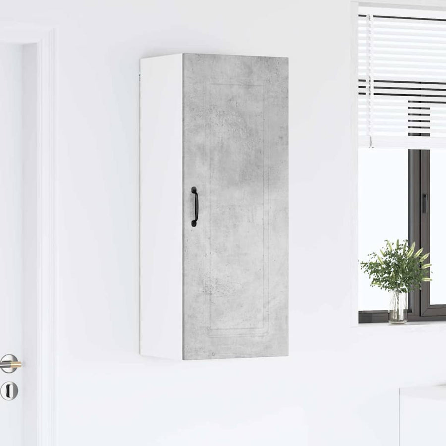 Keukenkast aan de muur met plank Beton Grijs 40 x 31 x 100 cm