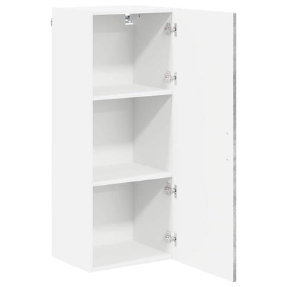 Keukenkast aan de muur met plank Beton Grijs 40 x 31 x 100 cm