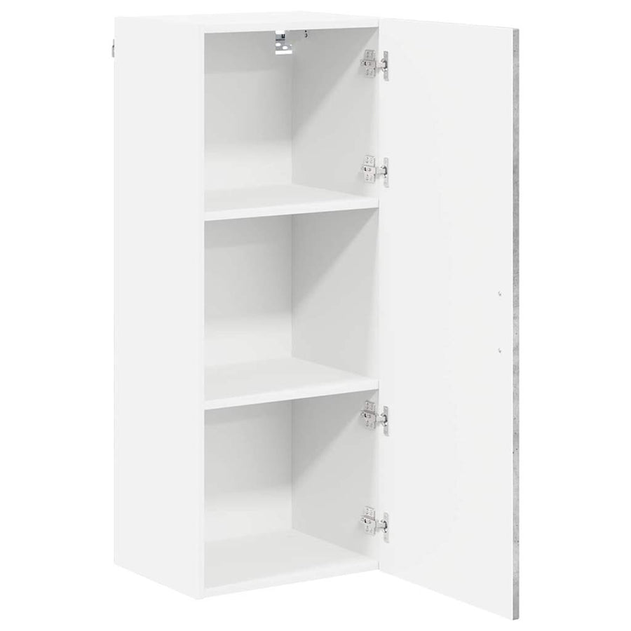 Keukenkast aan de muur met plank Beton Grijs 40 x 31 x 100 cm
