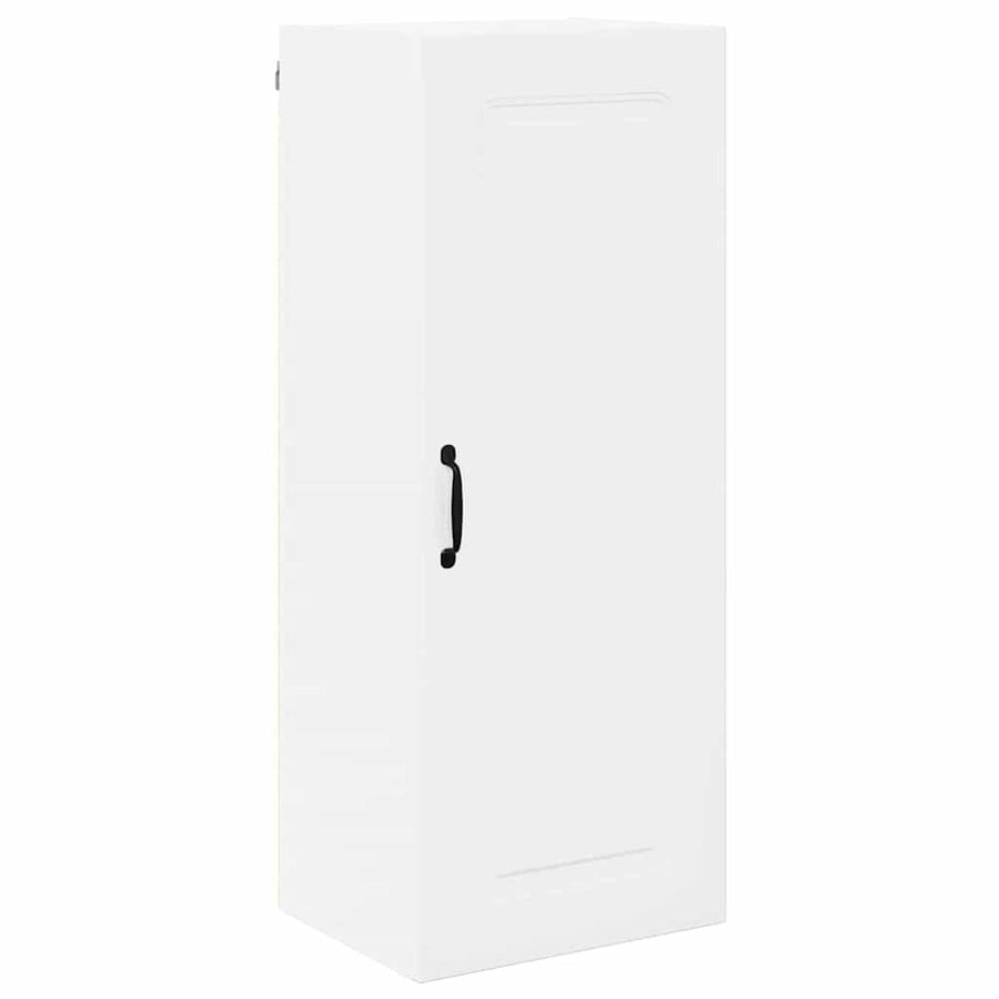 Keukenkast aan de muur met plank Hoogglans wit 40 x 31 x 100 cm