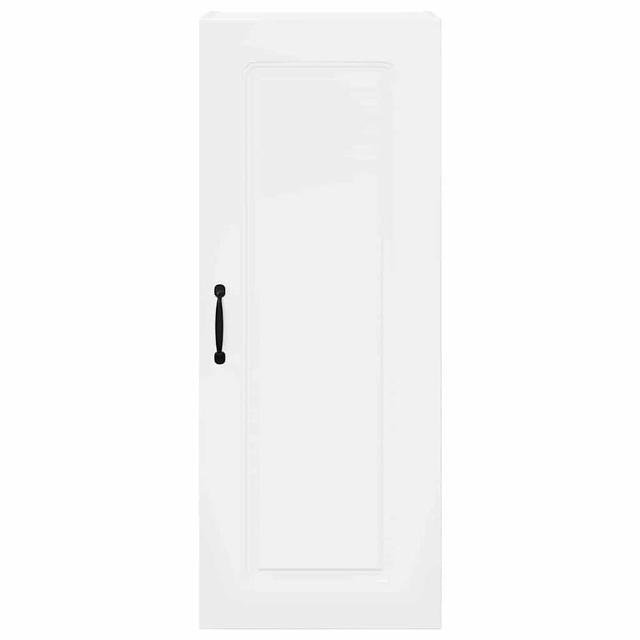 Keukenkast aan de muur met plank Hoogglans wit 40 x 31 x 100 cm