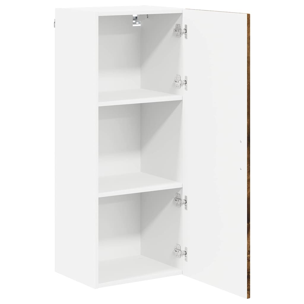 Keukenkast aan de muur met plank Gerookt eiken 40 x 31 x 100 cm