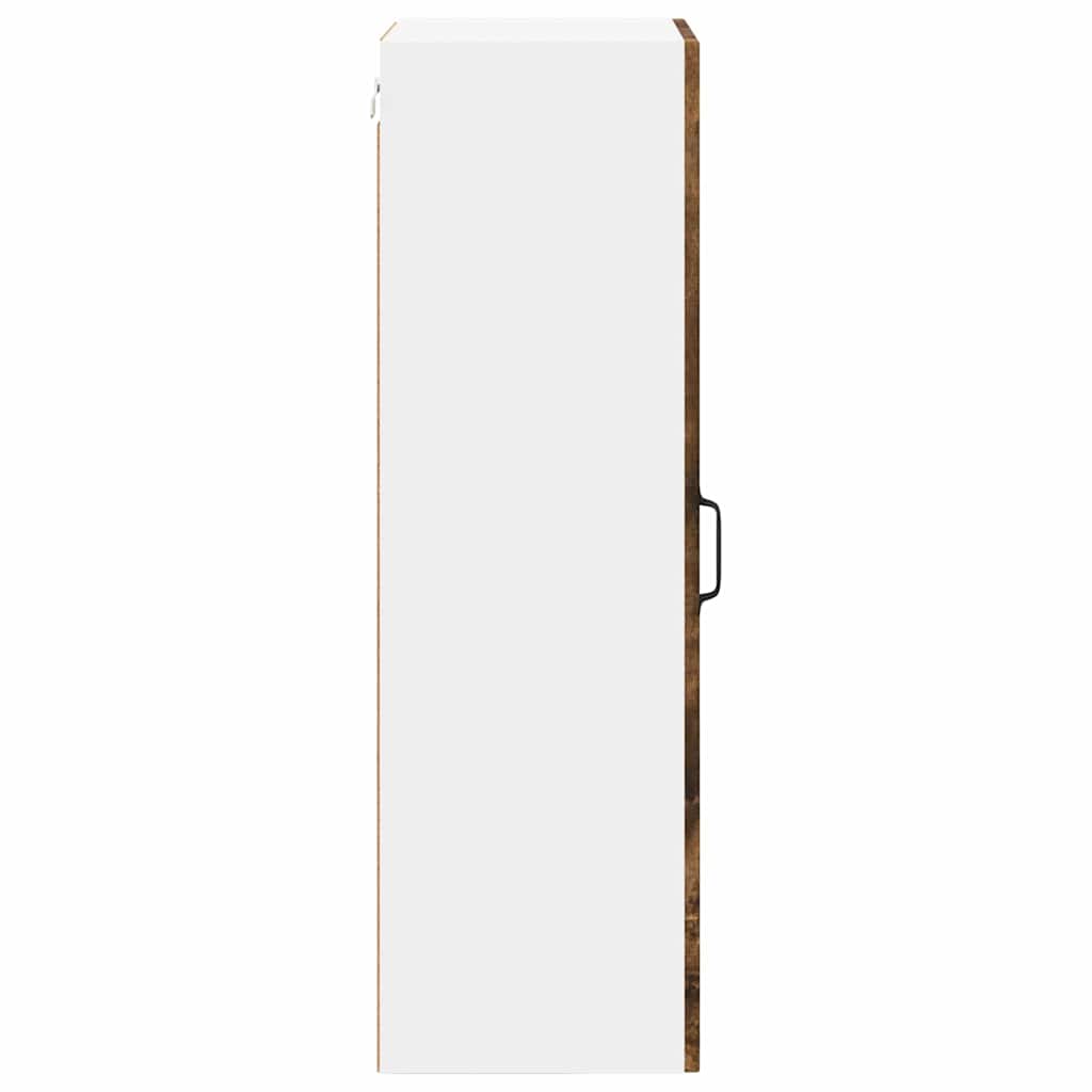Keukenkast aan de muur met plank Gerookt eiken 40 x 31 x 100 cm