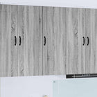 Keukenkast 40x31x100 cm grijs Sonoma bewerkt hout