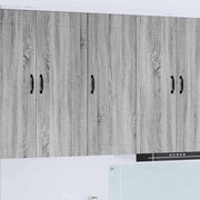 Keukenkast 40x31x100 cm grijs Sonoma bewerkt hout