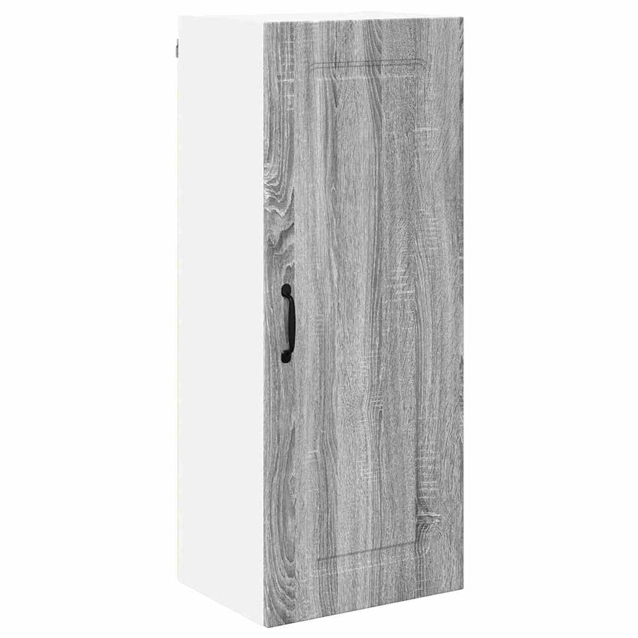 Keukenkast aan de muur met plank Grijs Sonoma 40 x 31 x 100 cm