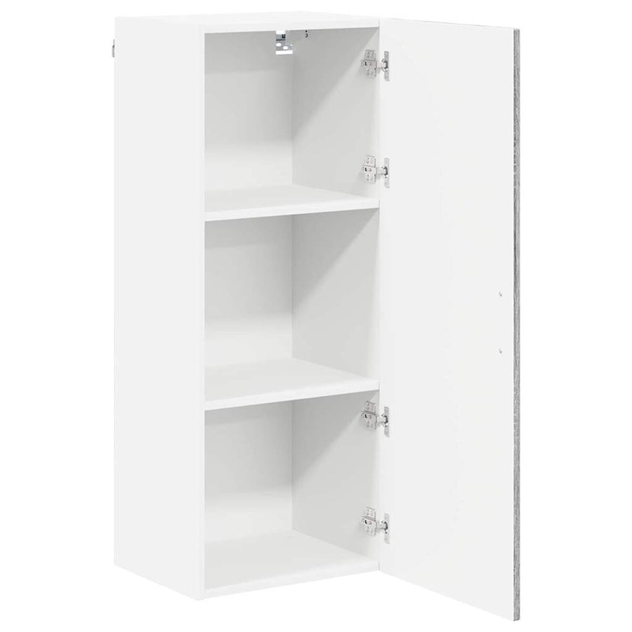 Keukenkast aan de muur met plank Grijs Sonoma 40 x 31 x 100 cm