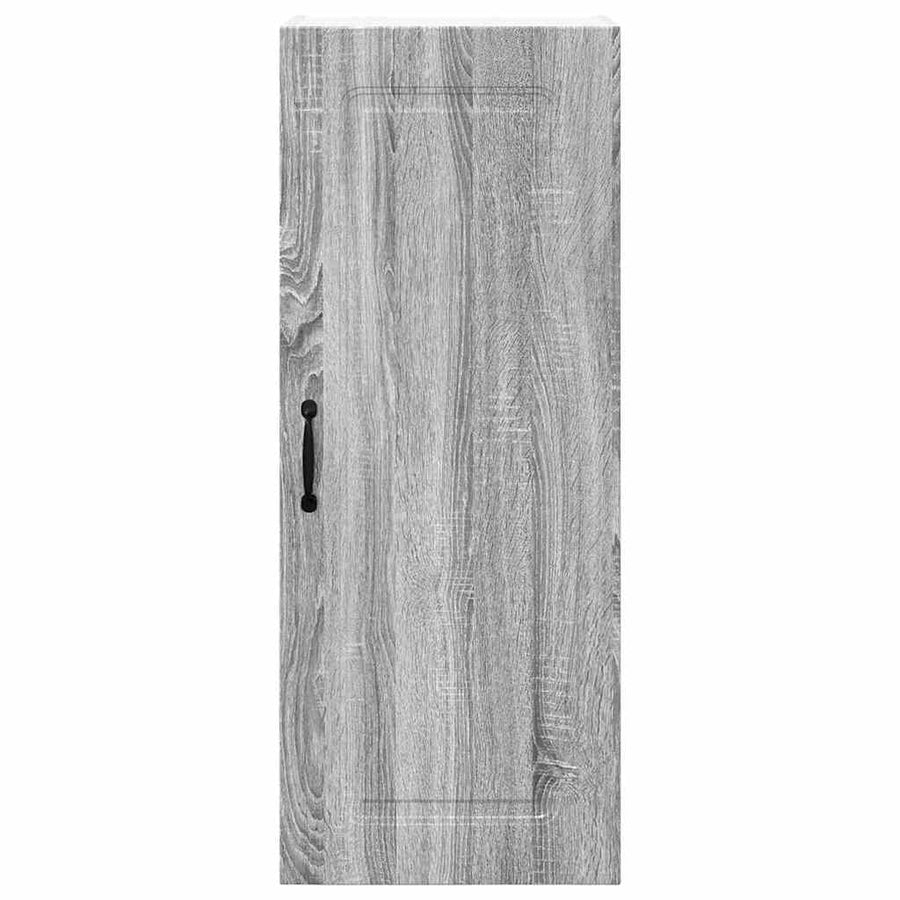 Keukenkast aan de muur met plank Grijs Sonoma 40 x 31 x 100 cm