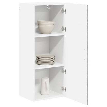 Keukenkast aan de muur met plank Grijs Sonoma 40 x 31 x 100 cm