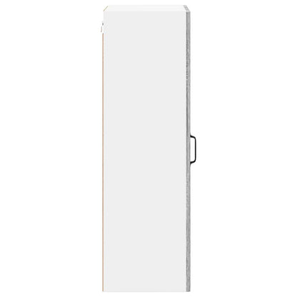 Keukenkast aan de muur met plank Grijs Sonoma 40 x 31 x 100 cm