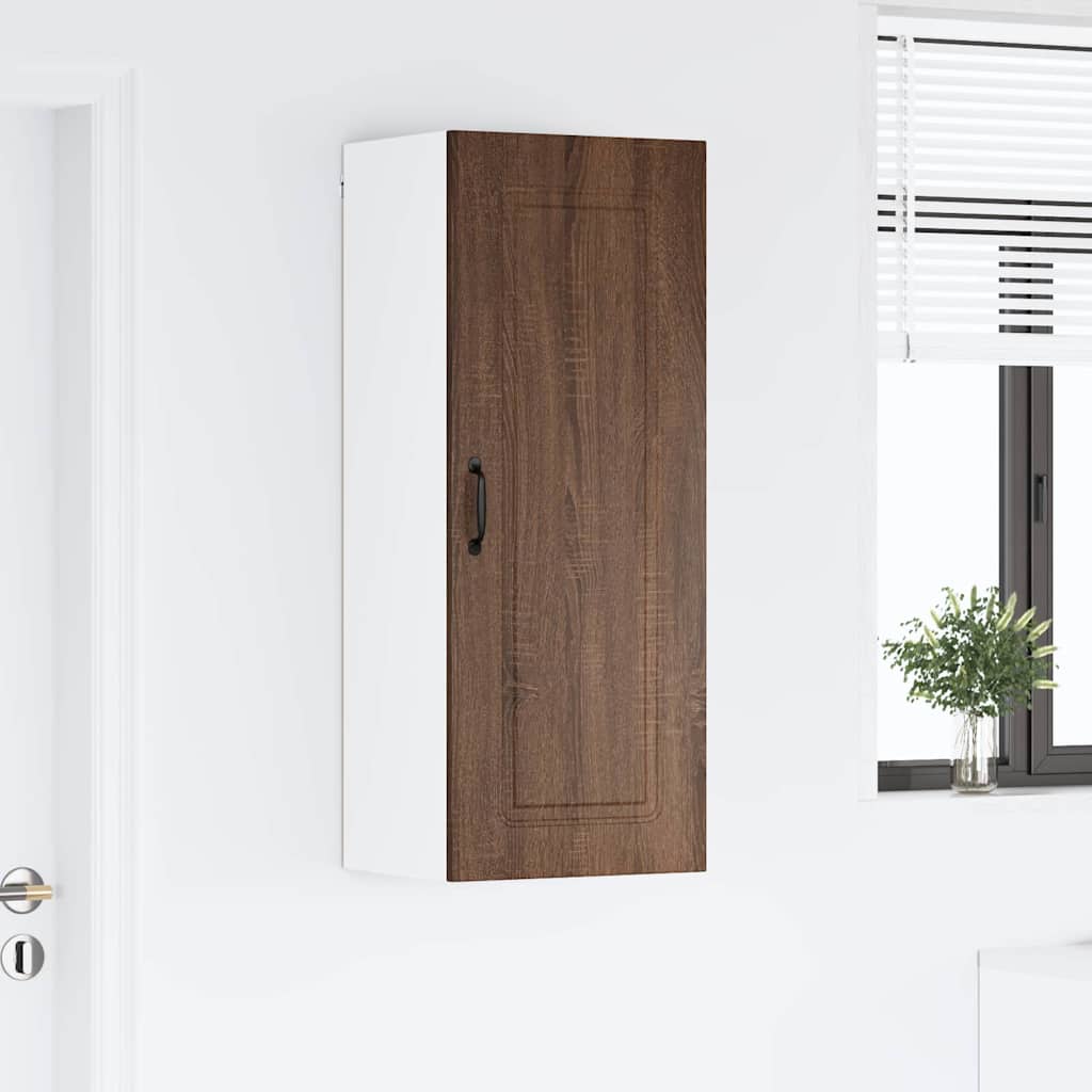 Keukenkast aan de muur met plank Bruin Eiken 40 x 31 x 100 cm