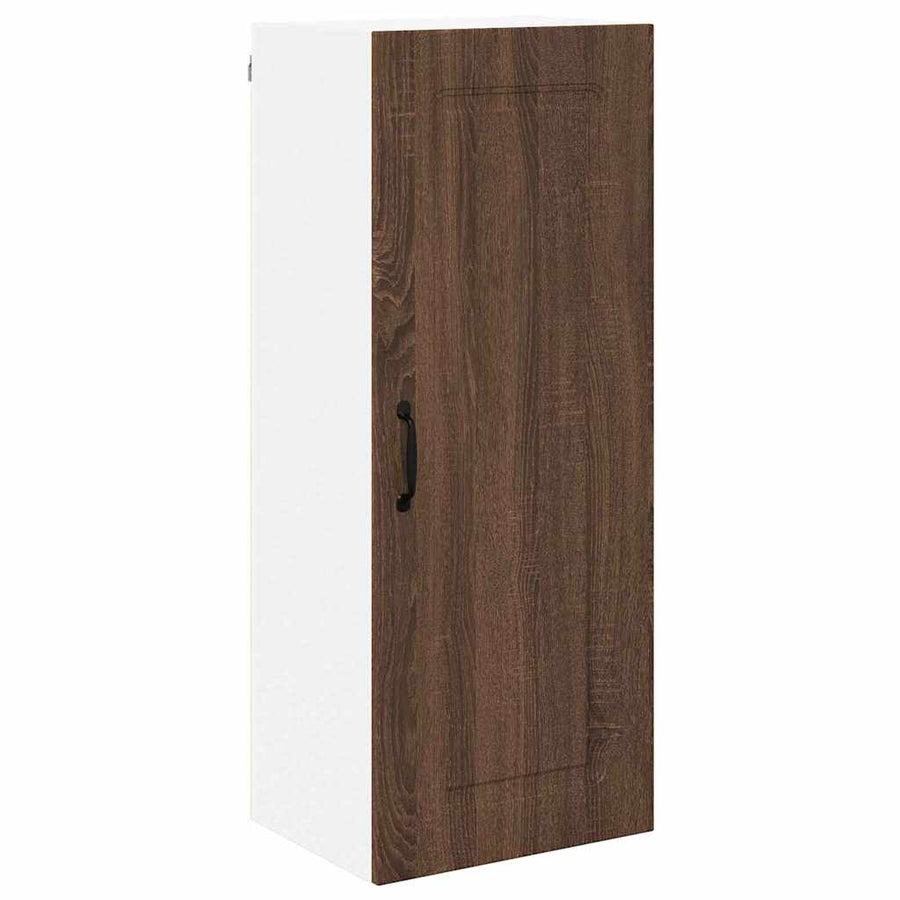 Keukenkast aan de muur met plank Bruin Eiken 40 x 31 x 100 cm