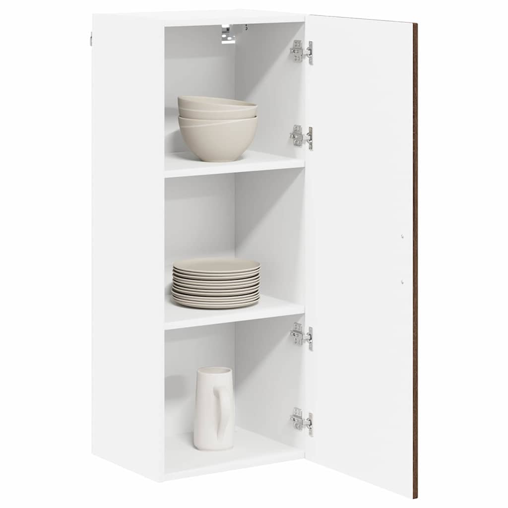 Keukenkast aan de muur met plank Bruin Eiken 40 x 31 x 100 cm