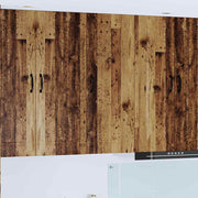 Keukenkast 40x31x100 cm oud hout bewerkt hout