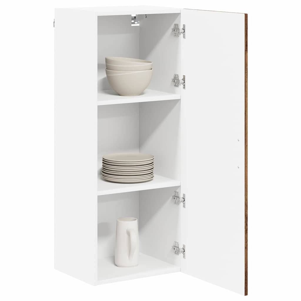 Keukenkast aan de muur Oud Hout 40 x 31 x 100 cm Bewerkt hout