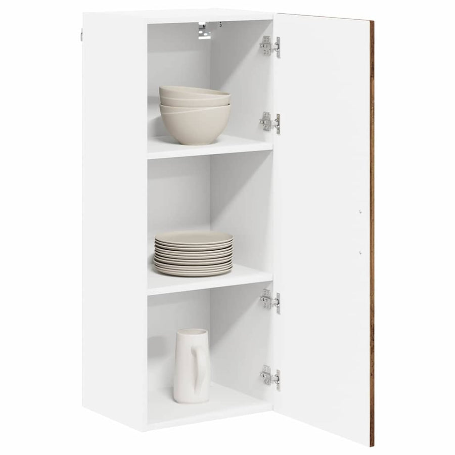 Keukenkast aan de muur Oud Hout 40 x 31 x 100 cm Bewerkt hout