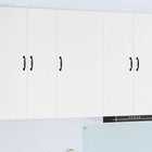 Keukenkast 50x31x100 cm wit bewerkt hout