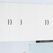 Keukenkast 50x31x100 cm wit bewerkt hout