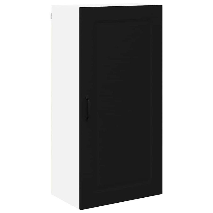Keukenkast aan de muur Zwart 50 x 31 x 100 cm Bewerkt hout