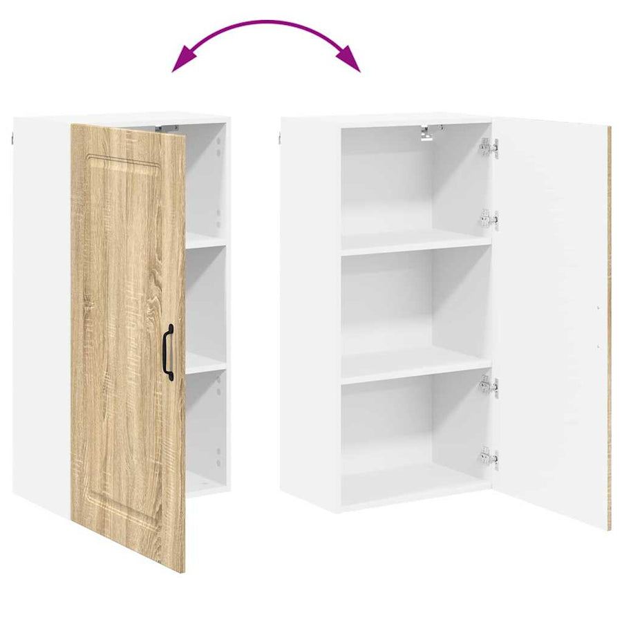 Keukenkast aan de muur met plank Sonoma Eiken 50 x 31 x 100 cm