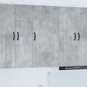 Keukenkast beton grijs 50x31x100 cm bewerkt hout