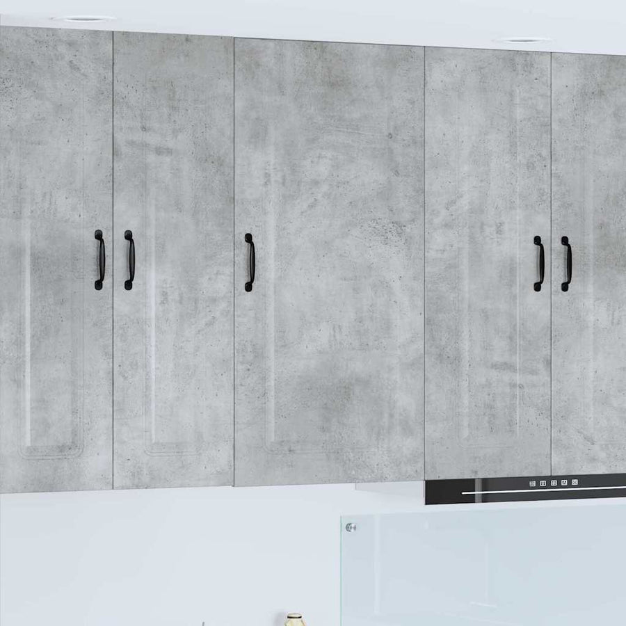 Keukenkast aan de muur met plank Beton Grijs 50 x 31 x 100 cm