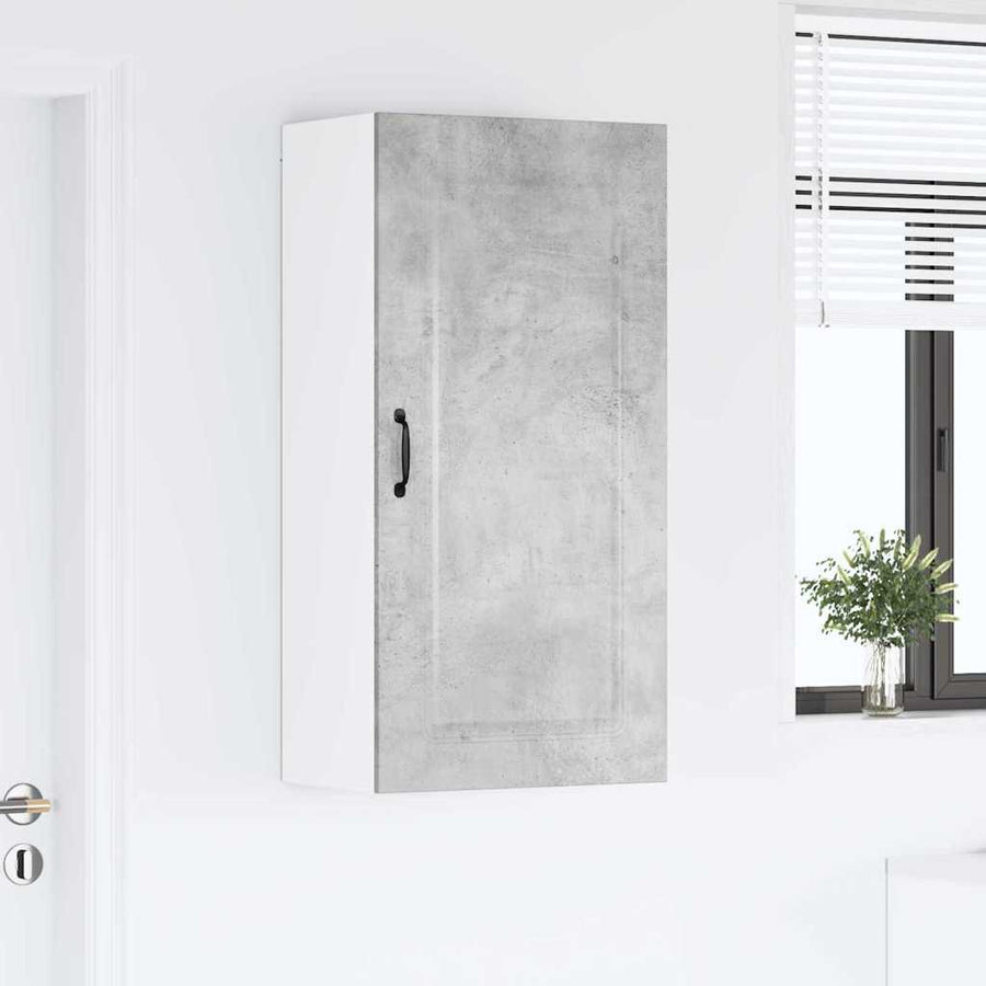 Keukenkast aan de muur met plank Beton Grijs 50 x 31 x 100 cm