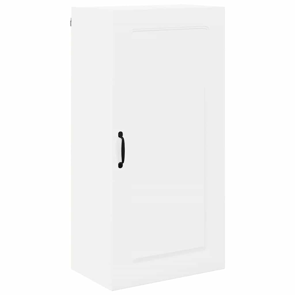 Keukenkast aan de muur met plank Hoogglans wit 50 x 31 x 100 cm