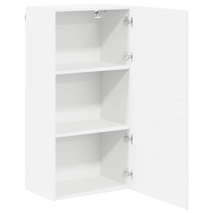 Keukenkast aan de muur met plank Hoogglans wit 50 x 31 x 100 cm