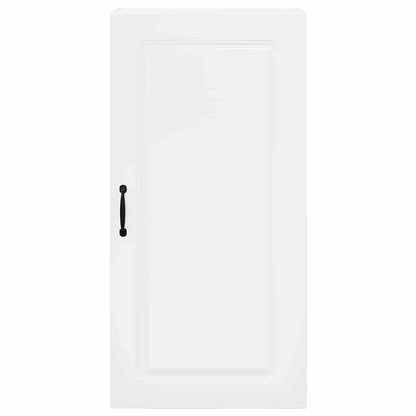 Keukenkast aan de muur met plank Hoogglans wit 50 x 31 x 100 cm