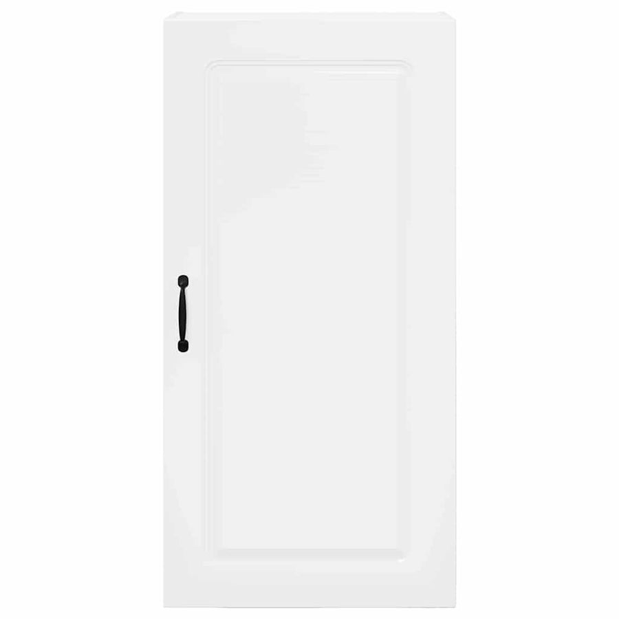 Keukenkast aan de muur met plank Hoogglans wit 50 x 31 x 100 cm