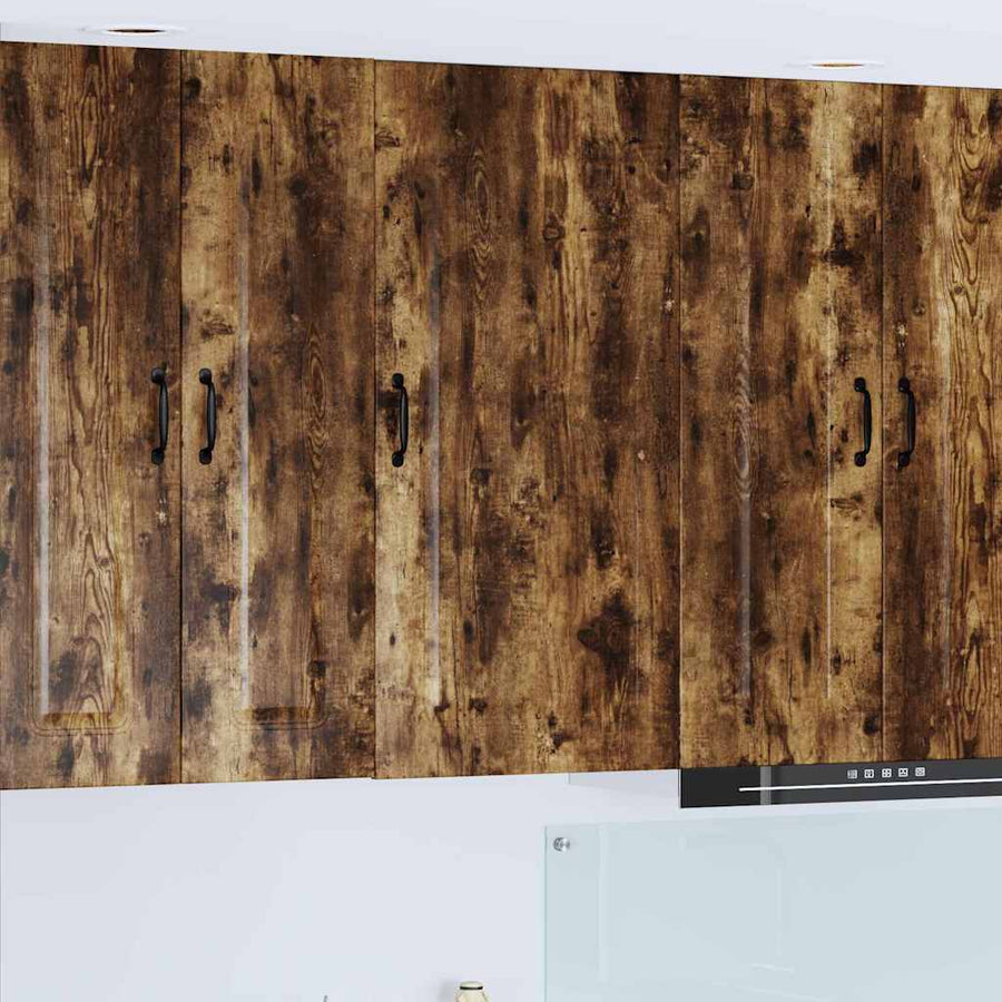 Keukenkast aan de muur met plank Gerookt eiken 50 x 31 x 100 cm