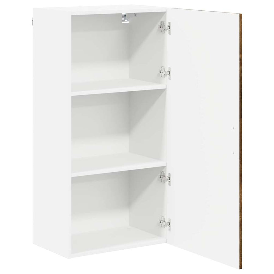 Keukenkast aan de muur met plank Gerookt eiken 50 x 31 x 100 cm