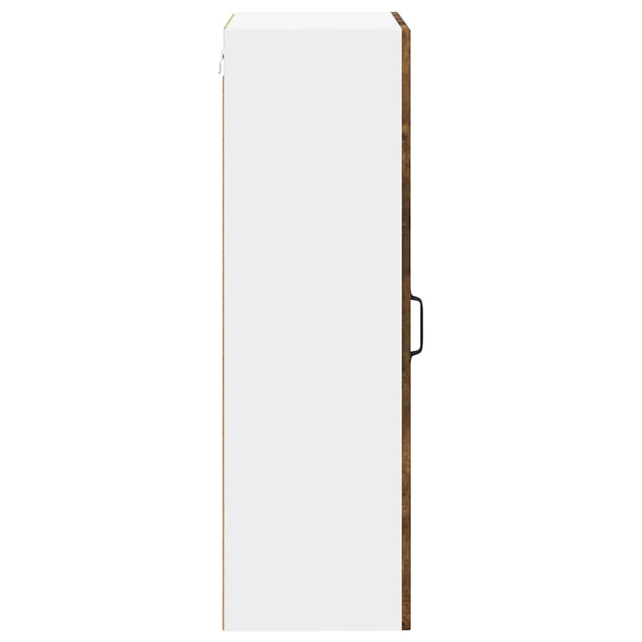 Keukenkast aan de muur met plank Gerookt eiken 50 x 31 x 100 cm