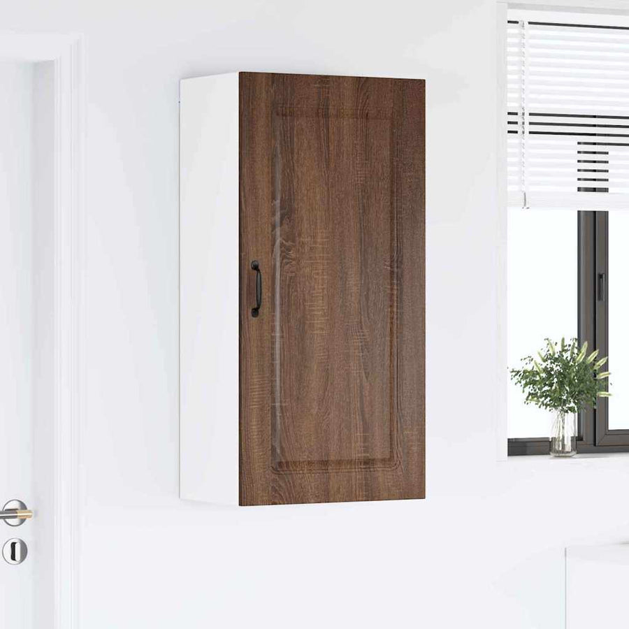 Keukenkast aan de muur met plank Bruin Eiken 50 x 31 x 100 cm
