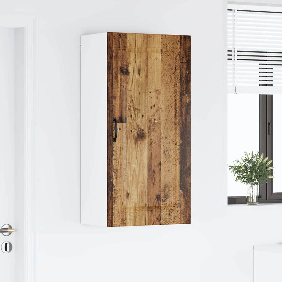 Keukenkast aan de muur Oud Hout 50 x 31 x 100 cm Bewerkt hout