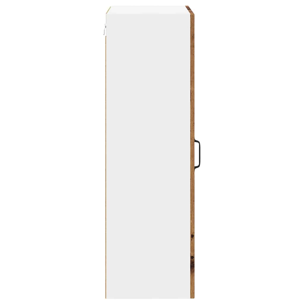 Keukenkast aan de muur Oud Hout 50 x 31 x 100 cm Bewerkt hout