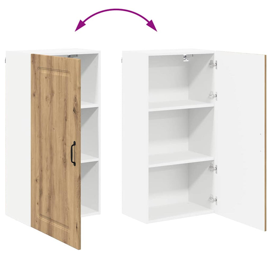 Keukenkast aan de muur met plank Artisan Eiken 50 x 31 x 100 cm