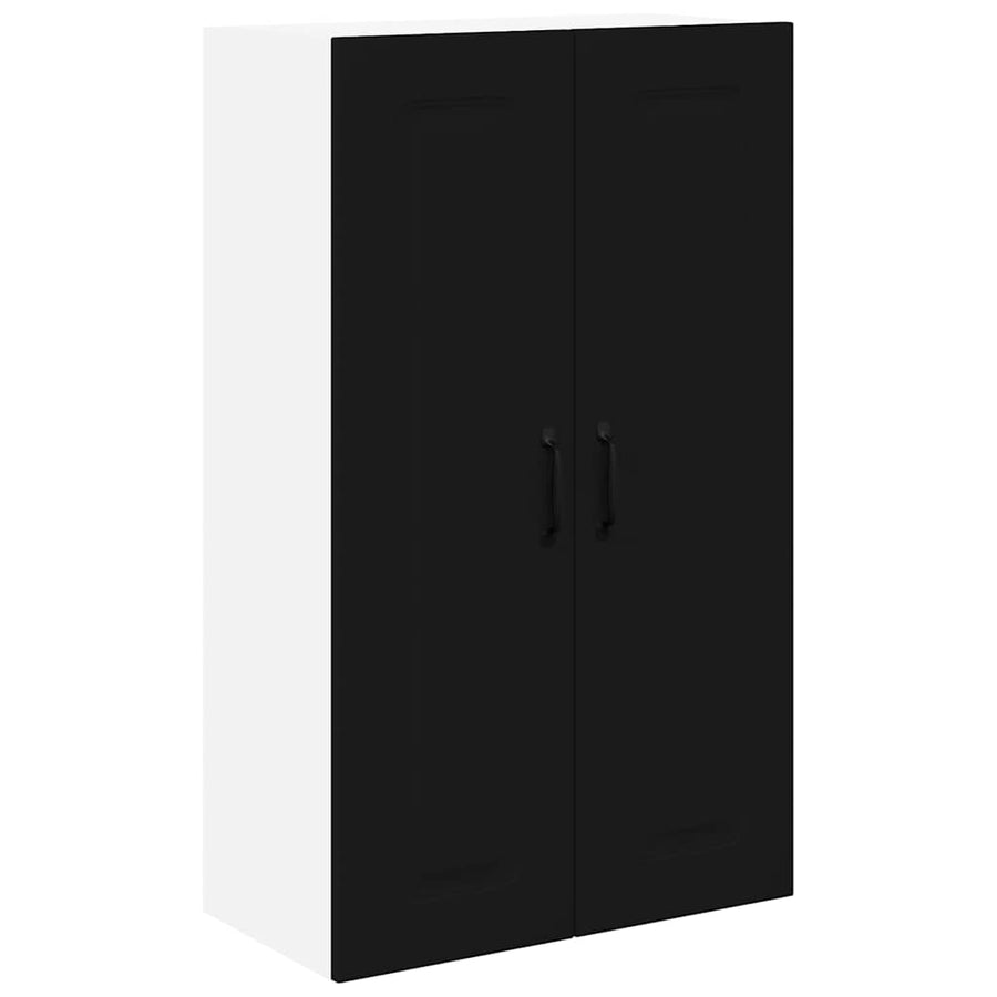 Keukenkast aan de muur Zwart 60 x 31 x 100 cm Bewerkt hout