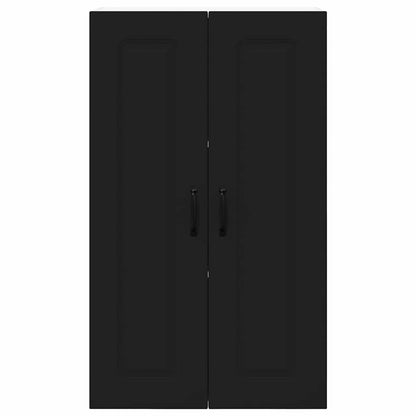 Keukenkast aan de muur Zwart 60 x 31 x 100 cm Bewerkt hout