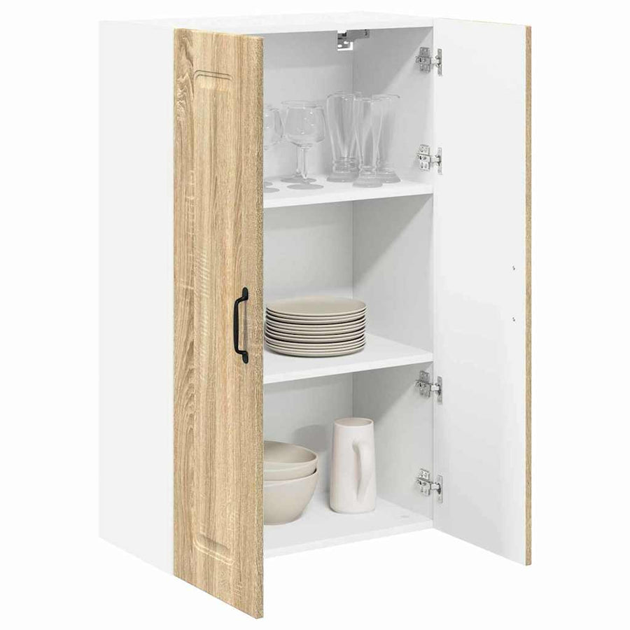 Keukenkast aan de muur met plank Sonoma Eiken 60 x 31 x 100 cm
