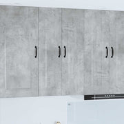 Keukenkast 60x31x100 cm beton grijs bewerkt hout