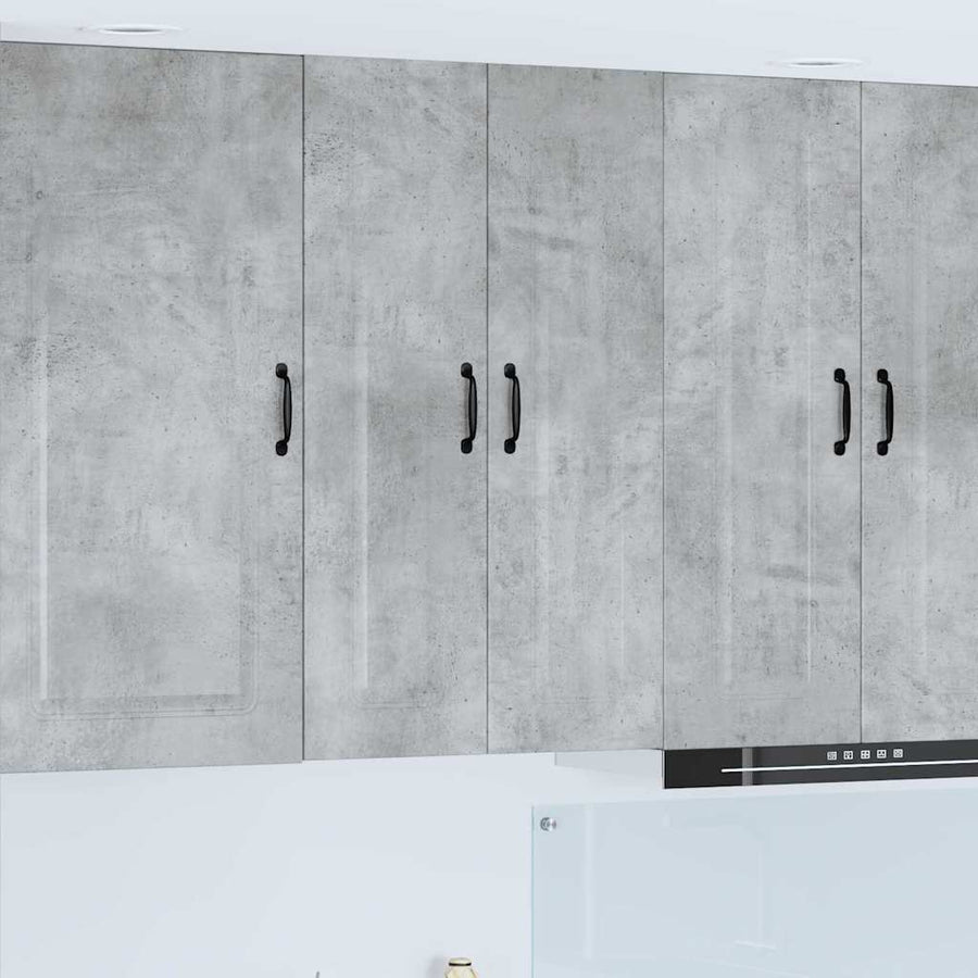 Keukenkast aan de muur met plank Beton Grijs 60 x 31 x 100 cm