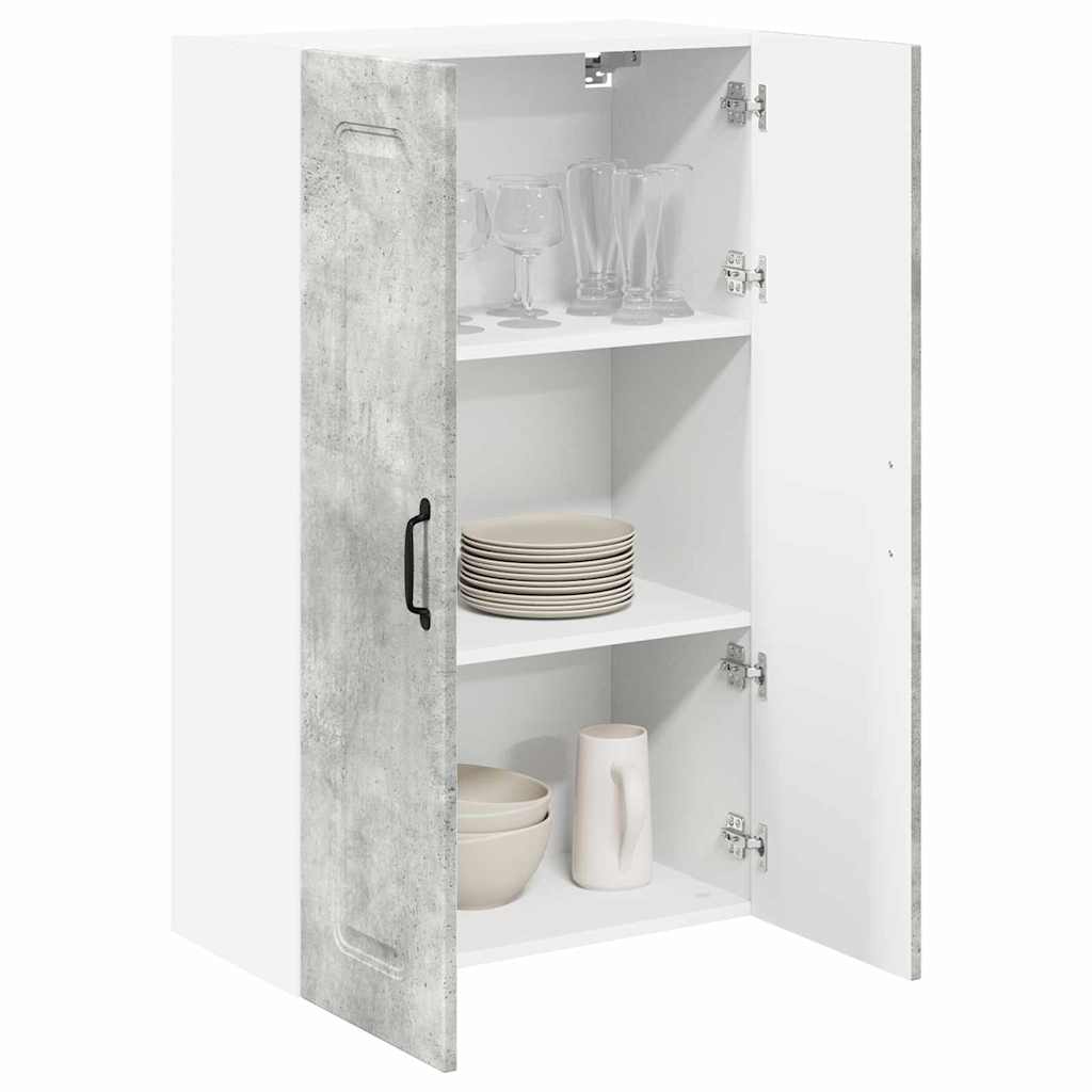 Keukenkast aan de muur met plank Beton Grijs 60 x 31 x 100 cm