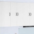 Keukenkast 60x31x100 cm hoogglans wit bewerkt hout