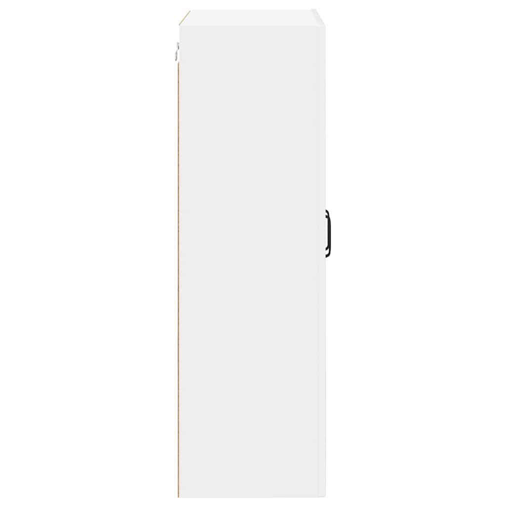 Keukenkast aan de muur met plank Hoogglans wit 60 x 31 x 100 cm