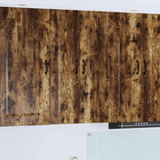 Keukenkast 60x31x100 cm gerookt eiken bewerkt hout