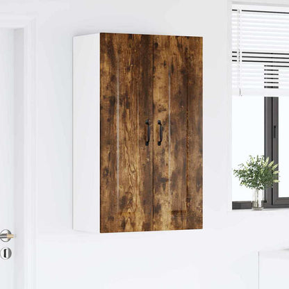Keukenkast aan de muur met plank Gerookt eiken 60 x 31 x 100 cm